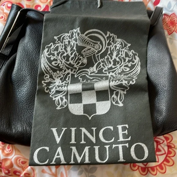 Vince camuto brody leather black handbag purse - Picture 10 of 10